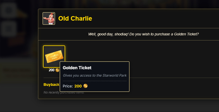 GOLDEN TICKET HAS BEEN RELEASED!